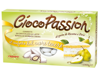 Crispo Confetti Ciocopassion Ricotta e Pera Senza Glutine (Gluten Free) 1 Kg