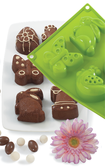 Pavoni Stampi silicone Pasquali easter delight Pasqua 6 porzioni