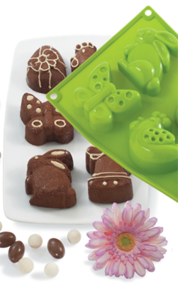 Pavoni Stampi silicone Pasquali easter delight Pasqua 6 porzioni
