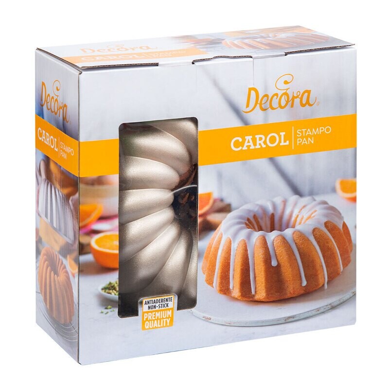 Decora Carol Stampo Antiaderente tondo per Dolci Ø 24 x h 10 cm
