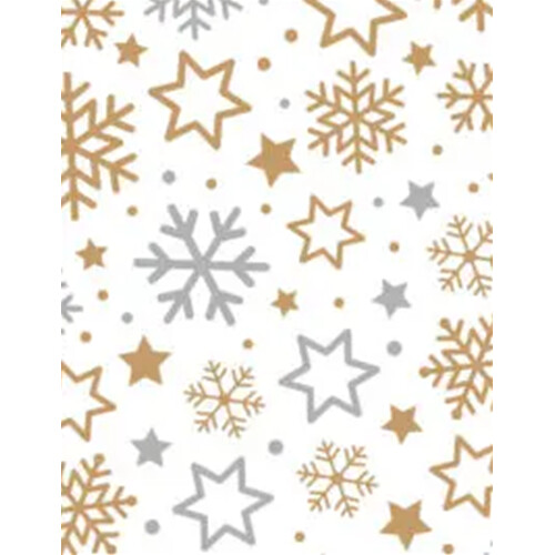 Decora Bianco Natale White Christmas 20 Sacchetti Dimensioni 12,5 x 3 x 24 cm