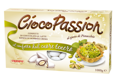 Crispo Confetti Ciocopassion Pistacchio Senza Glutine (Gluten Free) 1 kg
