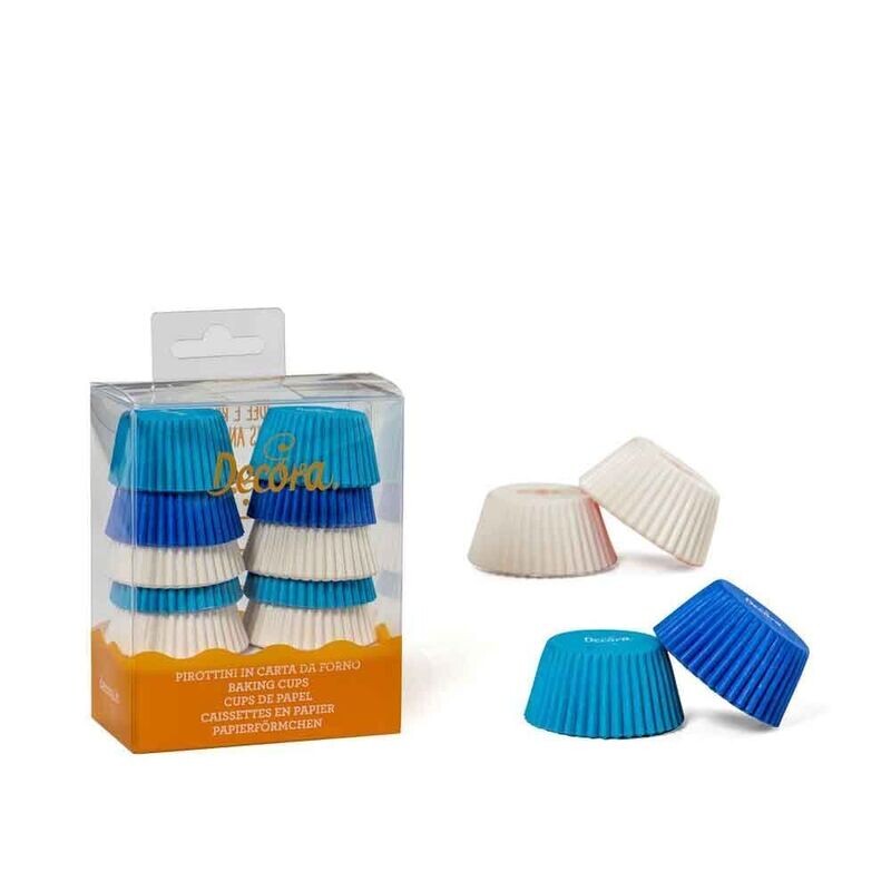Decora Pirottini Tris Colori: Blu Bianco e Azzurro 200 pezzi