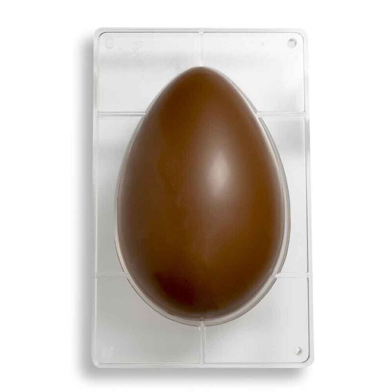 Decora Stampo per Uova di Cioccolato da 350 g in Policarbonato 1 Cavità