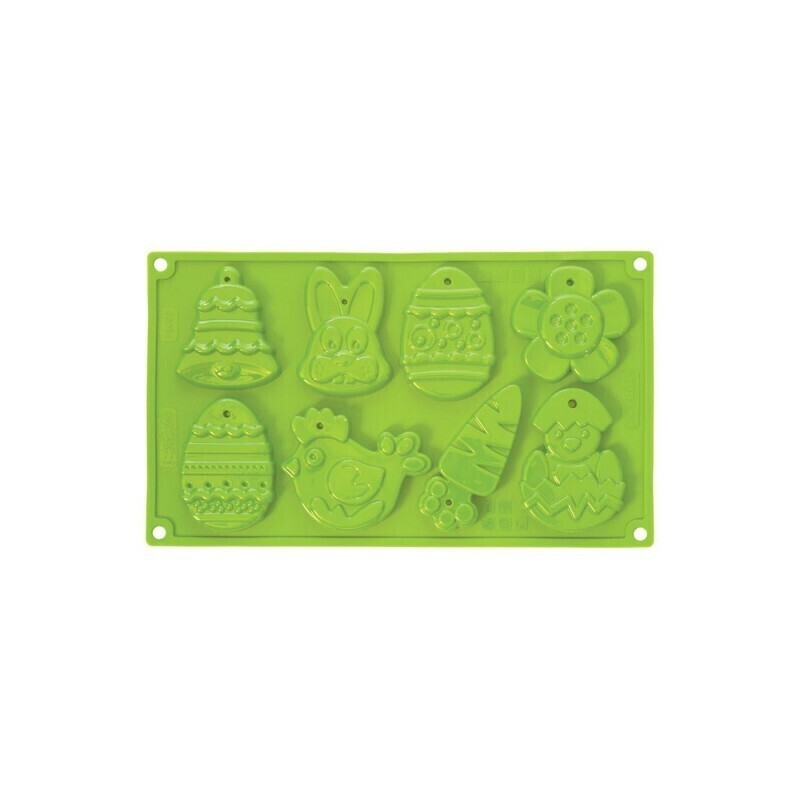 Pavoni Stampo Pasqua Silicone 8 Cavità