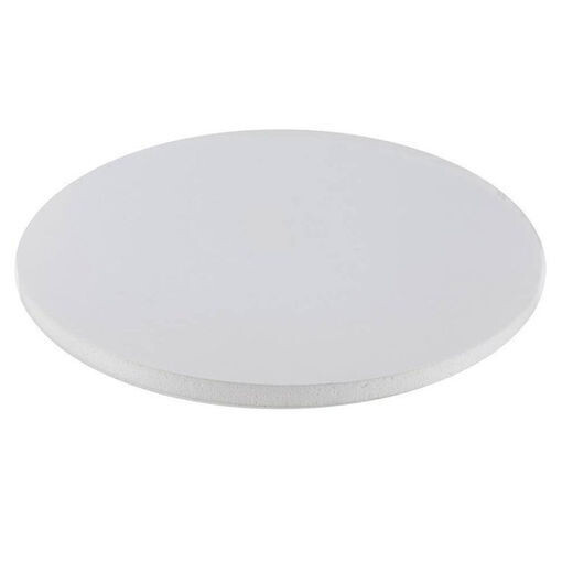 Decora Cakeboard Vassoio Sottotorta Rotondo Rivestito Bianco Diametro Ø 45 h 1,2 cm