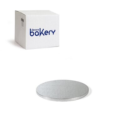 Decora Sottotorta Rigido Rotondo Argento linea Bakery  Diametro cm 20 x 1,2 h