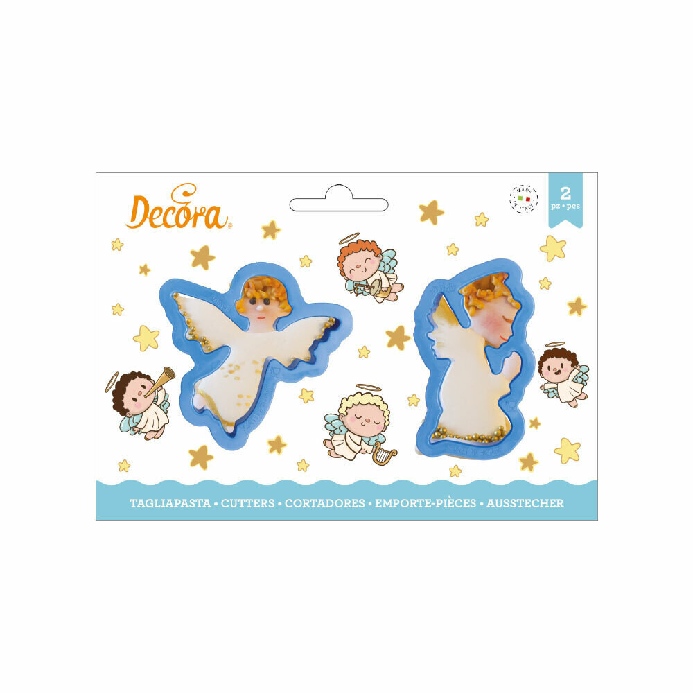 Decora Tagliapasta Angioletti in Plastica Set 2 pz