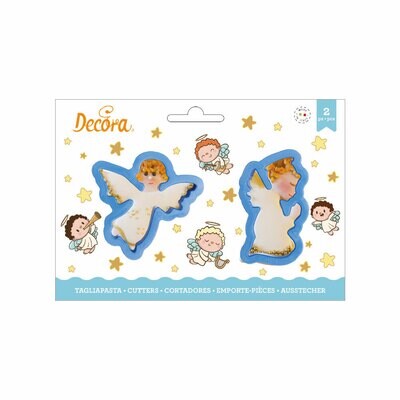 Decora Tagliapasta Angioletti in Plastica Set 2 pz