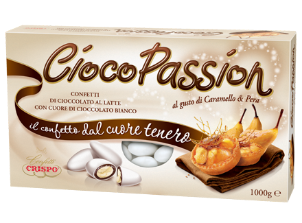 Crispo Confetti Ciocopassion Caramello e Pere Senza Glutine (Gluten Free) 1 kg