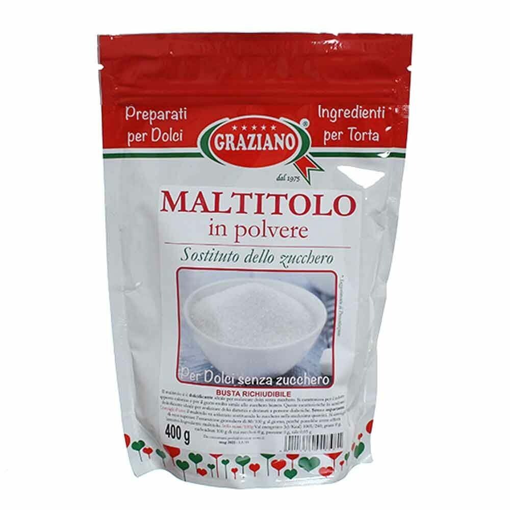 Graziano Maltitolo in Polvere Dolcificante Ipocalorico 400 Gr