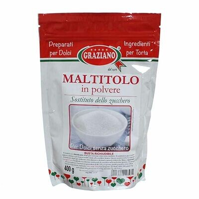 Graziano Maltitolo in Polvere Dolcificante Ipocalorico 400 Gr