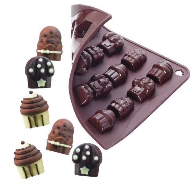 Pavoni Forme Silicone Cupcakes Dimensioni 7 mm 16I Impronte