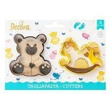 Decora Set 2 Tagliapasta Orsetto e Cavalluccio a Dondolo
