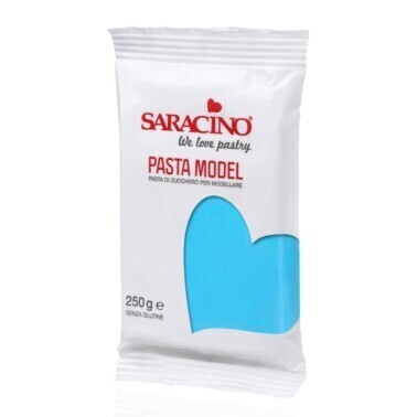 Saracino Pasta di Zucchero Model Celeste 250 gr