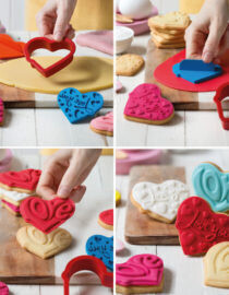 Decora Tagliapasta 3 pz. Marcatori Love in pvc