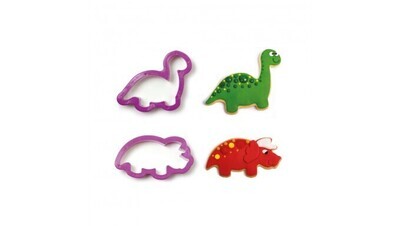 Decora Tagliapasta Dinosauri in Plastica Set 2 Pz