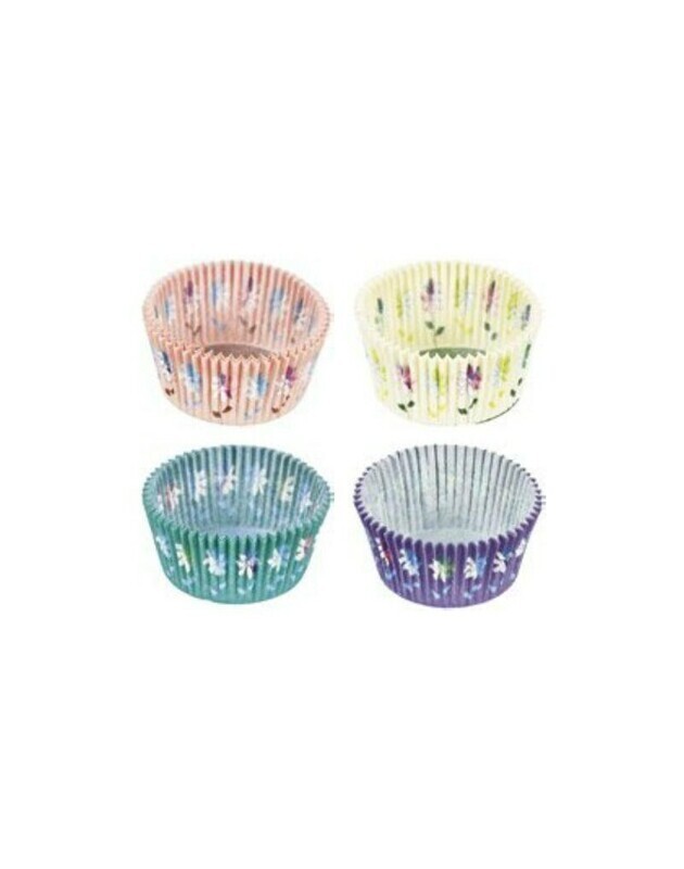 Decora Mini Pirottini Muffin Fiori 200 pezzi Diametro 3,2 x h 2,2 cm
