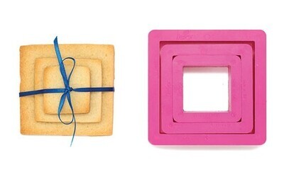 Decora Tagliapasta Quadrato  in Plastica Set 3 Pz