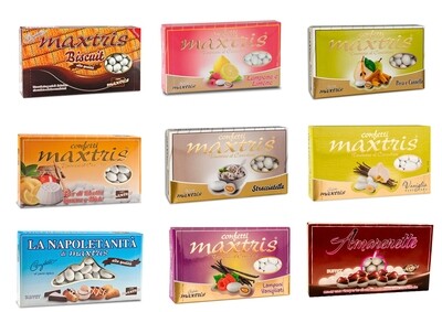 Maxtris  Confettata 8 Pacchi a Vostra Scelta Per il Tuo Evento Senza Glutine  + 40 CONETTI E PALETTINA! OFFERTA 8 Kg di Confetti