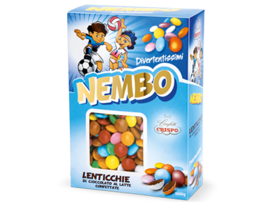 Crispo Confetti al Cioccolato Nembo Tipo Smarties Senza Glutine (Gluten Free) 1 Kg