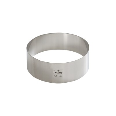 Decora Coppapasta Rotondo in Acciaio Inox Diametro Ø 16 cm h 4,5 Sagoma Cerchio