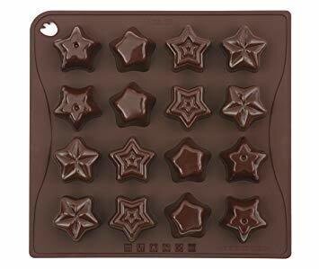 Pavoni Chocoice Stars Dimensioni 10 mm 14 impronte