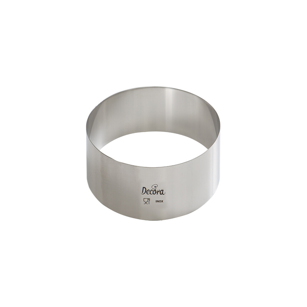 Decora Coppapasta Rotondo in Acciaio Inox Diametro Ø 5 cm h 4,5 Sagoma Cerchio