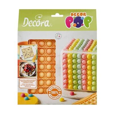 Decora Stampo in Silicone Decorpop Quadrato 19 x 17 cm