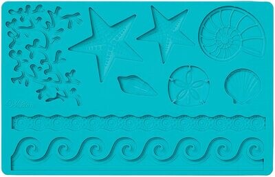 Wilton Stampo in Silicone Mare Silicone Blu 20 x 12,6 cm