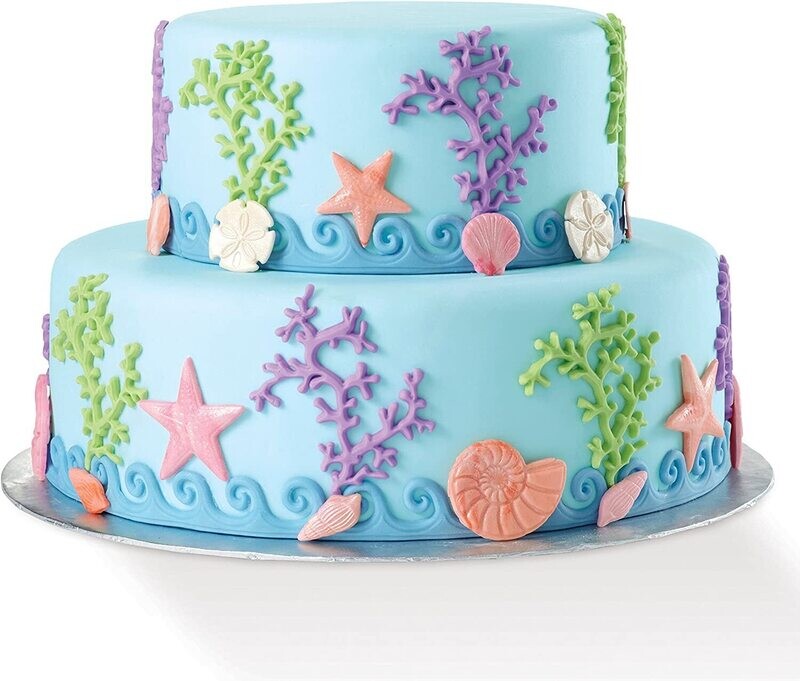Wilton Stampo in Silicone Mare Silicone Blu 20 x 12,6 cm