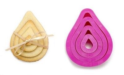 Decora Tagliapasta Goccia in Plastica 4 Pz