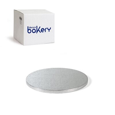 Decora Sottotorta Rigido Rotondo Argento linea Bakery Diametro cm 30  x 1,2 h
