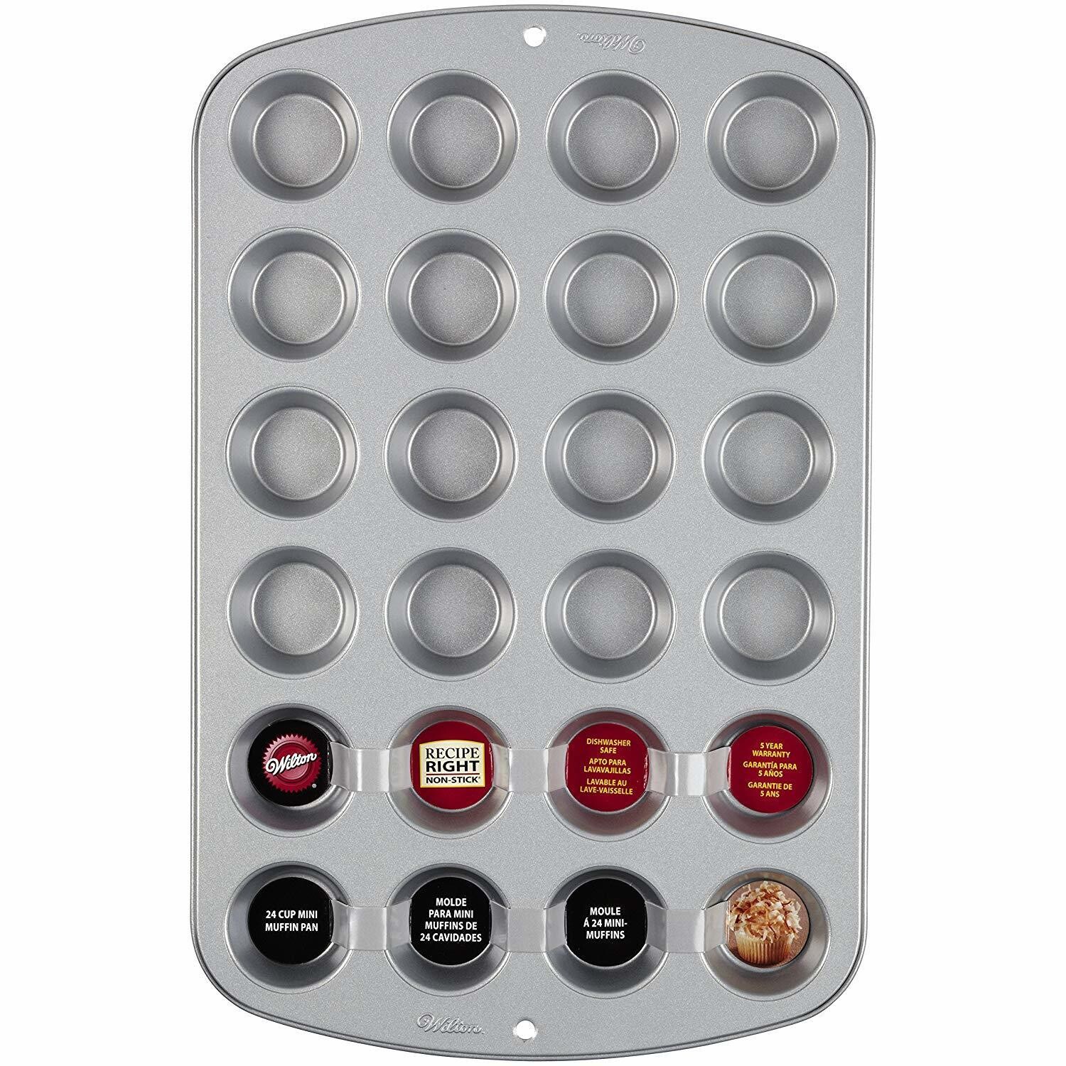 Decora Piastra Muffin Antiaderente con 24 Cavità