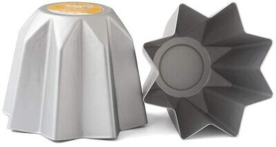 Decora Stampo per Pandoro da 750 g in Alluminio Diametro ø 20 x h 16 cm