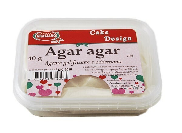 Graziano Agar Agar in Polvere 40 gr