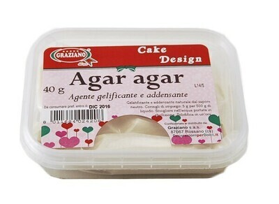 Graziano Agar Agar in Polvere 40 gr