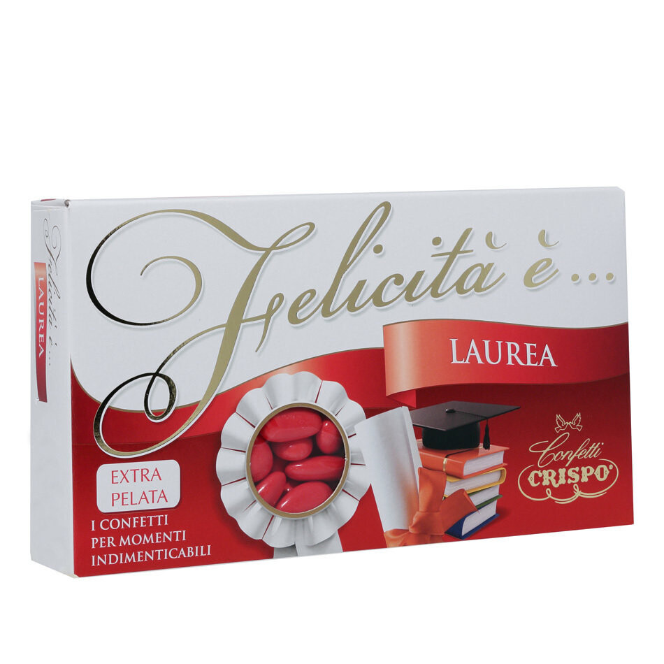 Crispo Confetti alla Mandorla Extra Pelata Rossa Senza Glutine (Gluten Free) 1 Kg