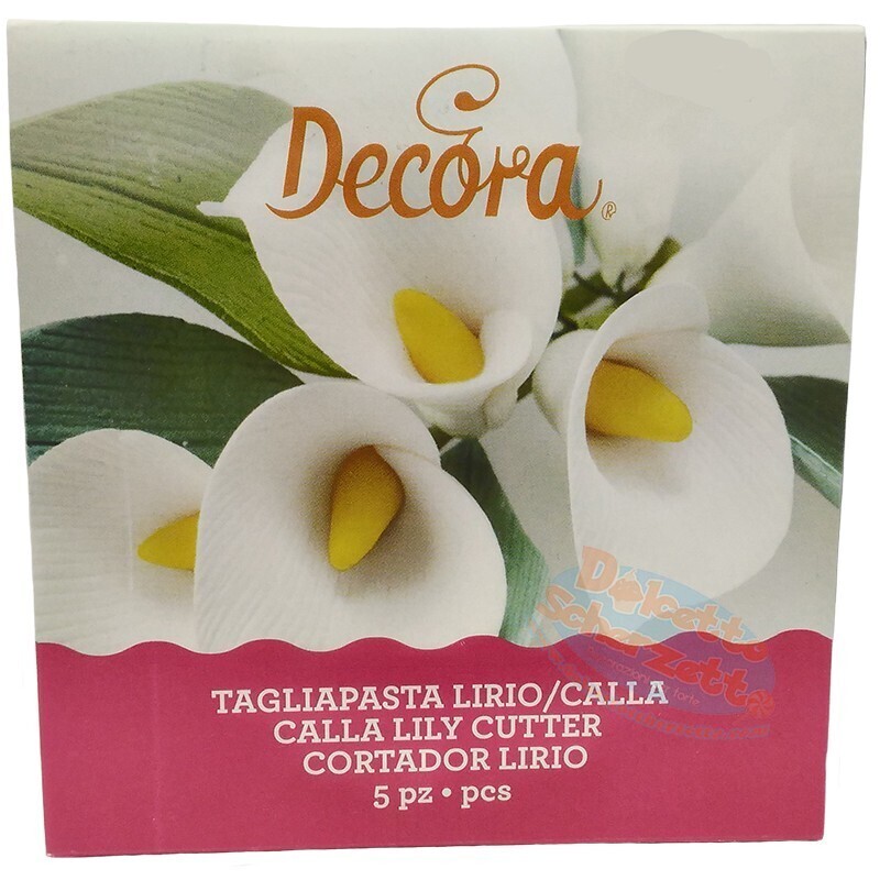 Decora Tagliapasta Kit Lirio-Calla in Plastica 5 Pz