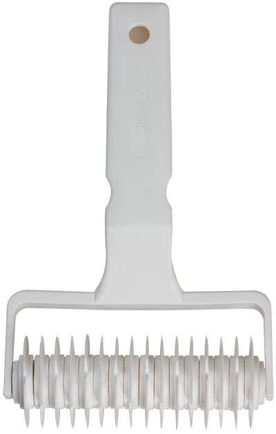 Decora Rullo per Losanghe Tagliapasta in Plastica Bianca 11 cm