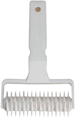 Decora Rullo per Losanghe Tagliapasta in Plastica Bianca 11 cm