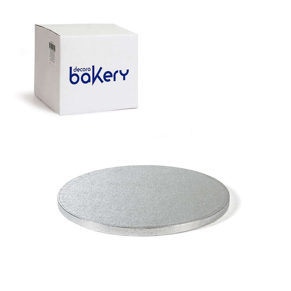 Decora Sottotorta Rigido Rotondo Argento linea Bakery Diametro cm 36 x 1,2 h