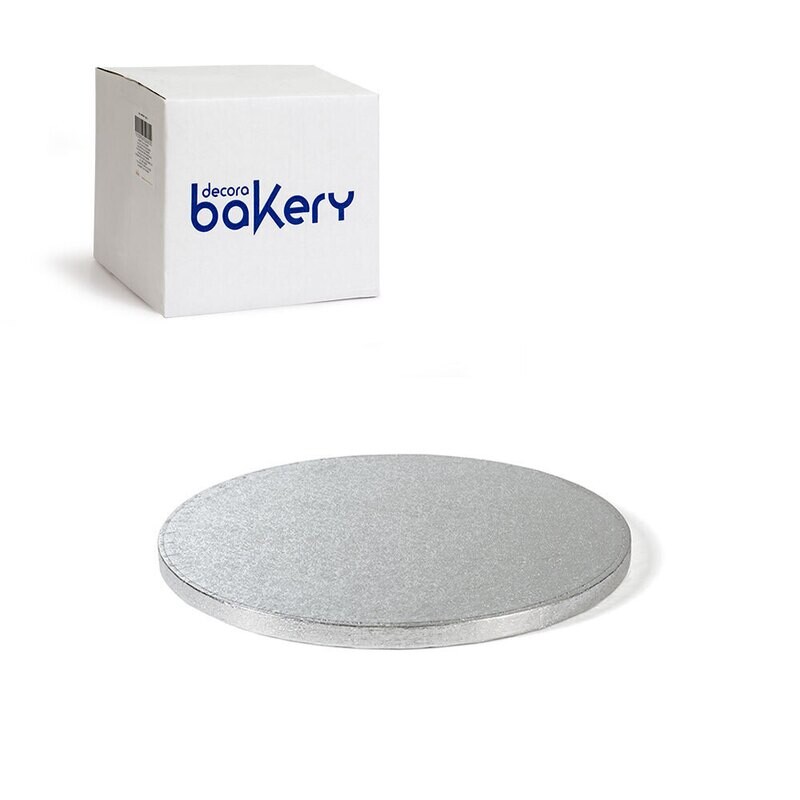 Decora Sottotorta Rigido Rotondo Argento linea Bakery Diametro cm 36 x 1,2 h
