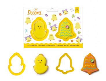 Decora Tagliapasta Pulcino e Campana Set 2 Pz