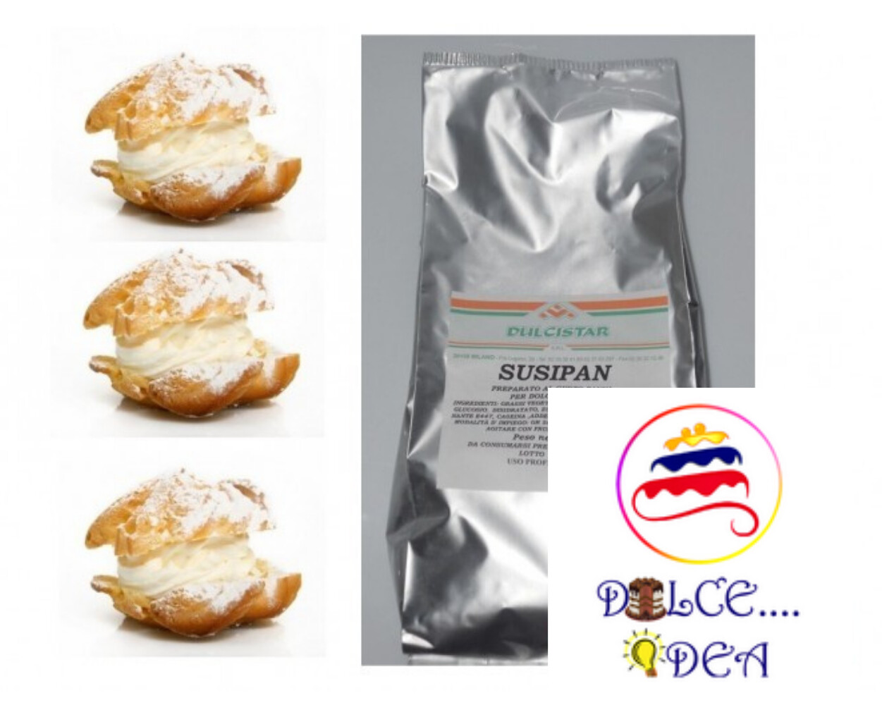 Dulcistar Susipan Panna in Polvere 1 kg