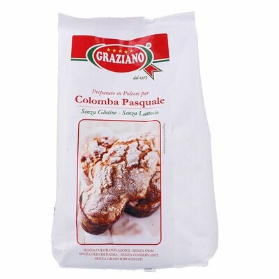 Graziano Preparato per Colomba senza Glutine e Lattosio 500 gr