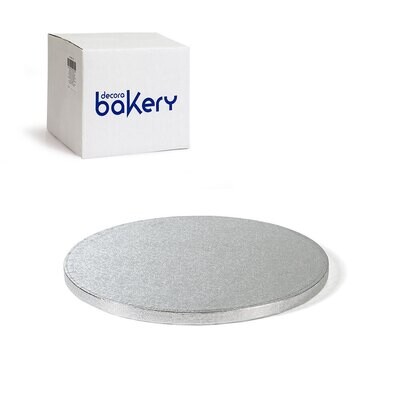 Decora Sottotorta Rigido Rotondo Argento linea Bakery Diametro cm 40 x 1,2 h