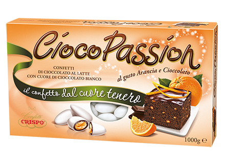 Crispo Confetti Ciocopassion Arancia e Cioccolato Senza Glutine (Gluten Free) 1 kg