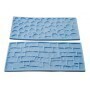 Graziano Stampo Muro e  Pietra2 Pezzi Dimensioni 21 x 1,5 cm