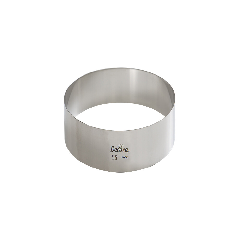 Decora Coppapasta Rotondo in Acciaio Inox Diametro Ø 8 cm h 4,5 Sagoma Cerchio
